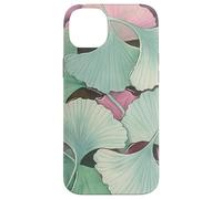 Custodia per iPhone 14 Plus Illustrazione dell'acquerello di foglie di ginkgo