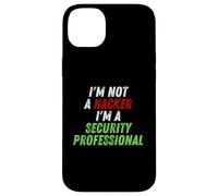 Custodia per iPhone 14 Plus Im Not A Hacker Im A Security Professional OPSEC Cyber Humor