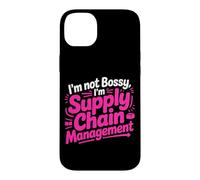 Custodia per iPhone 14 Plus I'M NOT BOSSY I'M SUPPLY CHAIN MANAGEMENT
