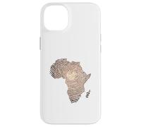 Custodia per iPhone 14 Plus Impronta digitale dell'Africa della melanina