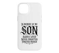 Custodia per iPhone 14 Plus In Memory My Son Always Loved Never Forgotten Forever Missed