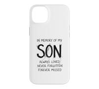 Custodia per iPhone 14 Plus In Memory My Son Always Loved Never Forgotten Forever Missed
