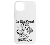 Custodia per iPhone 14 Plus In My Feral Bride Era Cat Funny Wedding