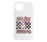 Custodia per iPhone 14 Plus In My Spooky Unicorn Era Groovy Halloween Animals Costume
