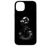 Custodia per iPhone 14 Plus Incantevole strega Halloween luna rituale con magia