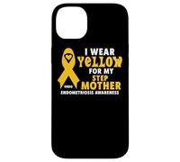 Custodia per iPhone 14 Plus Indosso Giallo Per Il Mio Passo mamma Camicia Endometriosi Consapevolezza