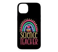 Custodia per iPhone 14 Plus Insegnante di scienze Bohemian Rainbow Estetica sana