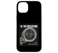 Custodia per iPhone 14 Plus Intelligenza Artificiale Mirror Dati Self Cyberpunk AI grande