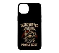 Custodia per iPhone 14 Plus Introverso ma disposto a discutere perché le persone esistono divertenti