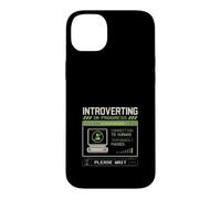 Custodia per iPhone 14 Plus Introverting in Progress Design Retrò Computer