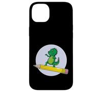 Custodia per iPhone 14 Plus Iscrizione Dino Pencil School