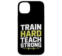 Custodia per iPhone 14 Plus Istruttore di palestra Treno duro Insegnare Forte Coach