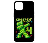 Custodia per iPhone 14 Plus It's My 4th Birthday Boy Gamer Creepin' Into 4 Gamer Pixel