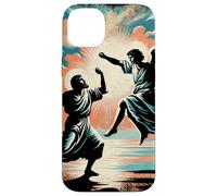 Custodia per iPhone 14 Plus Jacob Wrestling The Angel Empowering Inspiring Bibbia Scena