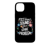 Custodia per iPhone 14 Plus Jane Personalized Cute Flower Girls Jane Name