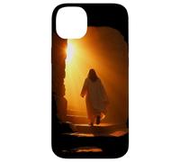 Custodia per iPhone 14 Plus Jesus Christ Glorious Resurrection Christian Faith (Black)