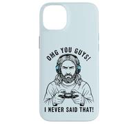 Custodia per iPhone 14 Plus Jesus Gamer OMG Non ho mai detto così divertente