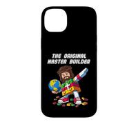 Custodia per iPhone 14 Plus Jesus The Original Master Builder Christian Cross Faith