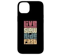 Custodia per iPhone 14 Plus Journey Attitude Live Slow Adventurer Ride Fast Appassionato