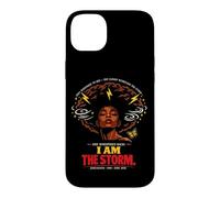 Custodia per iPhone 14 Plus Juneteenth She Whispered I Am The Storm Womens Black History