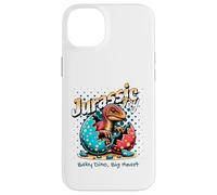 Custodia per iPhone 14 Plus Jurassic Joy Baby Dinosaur Big Heart Cute Dino Art