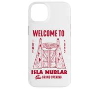 Custodia per iPhone 14 Plus Jurassic Park Welcome to Isla Nublar