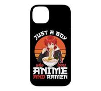 Custodia per iPhone 14 Plus Just A Boy Who Loves Anime E Ramen giapponese Noodle Bowl