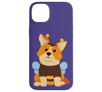 Custodia per iPhone 14 Plus Kawaii Corgi Bee In Un Divertente Pet Costume Cucciolo Cane Corgi