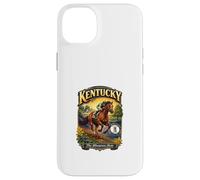 Custodia per iPhone 14 Plus Kentucky The Bluegrass State Flag Purosangue Verga d'oro