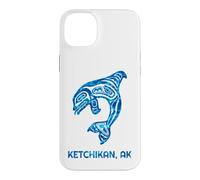 Custodia per iPhone 14 Plus Ketchikan Alaska Native American Orca Whale