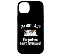 Custodia per iPhone 14 Plus Kids Boys Girls Funny Lazy Power Saving English Bulldog