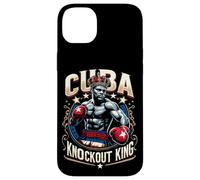 Custodia per iPhone 14 Plus King Cuba Crown Knockout di boxe cubano