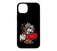 Custodia per iPhone 14 Plus Kings Democracy Umorismo politico Anti Monarchia Satira