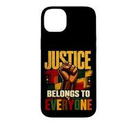 Custodia per iPhone 14 Plus La giustizia appartiene a tutti Uguaglianza Libertà Storia nera