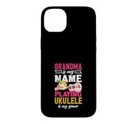 Custodia per iPhone 14 Plus La nonna è il mio nome che gioca a ukulele è il mio giocatore di gioco