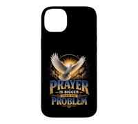 Custodia per iPhone 14 Plus "La preghiera è più grande del problema" Faith Dove Spiritual