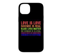 Custodia per iPhone 14 Plus La scienza è un vero orgoglio gay LGBT o LGBTQ L"amore è amore Sii gentile