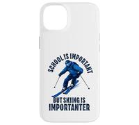 Custodia per iPhone 14 Plus La scuola è importante, ma sciare è importantissimo sci divertente