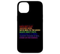 Custodia per iPhone 14 Plus LA TERRA NON È PIATTA STAND UP FOR SCIENCE REAL Earth Day Meme