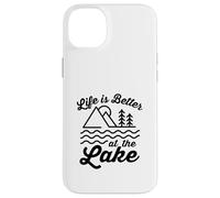 Custodia per iPhone 14 Plus La vita è meglio al lago all'aperto divertimento estivo