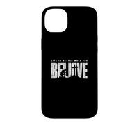Custodia per iPhone 14 Plus La vita è migliore quando credi alla fede ispiratrice