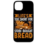 Custodia per iPhone 14 Plus La vita è troppo breve per il pane acquistato in negozio