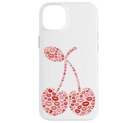 Custodia per iPhone 14 Plus Labbra Impertinenti Di Ciliegia Baciano Le Ciliegie