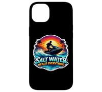 Custodia per iPhone 14 Plus L'acqua salata guarisce tutto Jetski Jet Ski Scooter PWC Quote