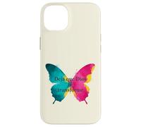 Custodia per iPhone 14 Plus Lascia che Dio ti trasformi una farfalla di cristiana