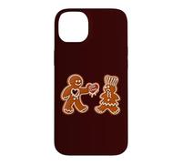 Custodia per iPhone 14 Plus Last Xmas - Cuore di pan di zenzero