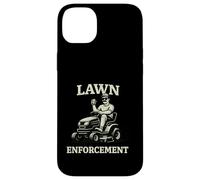 Custodia per iPhone 14 Plus Lawn Enforcement Equitazione Mower Papà Umorismo