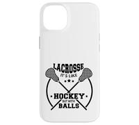 Custodia per iPhone 14 Plus LAX Lacrosse Giocatore Hockey Con Palline CAPRA Lacrosse