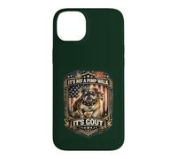Custodia per iPhone 14 Plus Le mie ginocchia e la gotta non sono d'accordo Design divertente Gotta Invecchiamento Scherzo