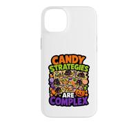 Custodia per iPhone 14 Plus Le strategie di caramelle sono complesse mappe di dolcetto o scherzetto di Halloween
